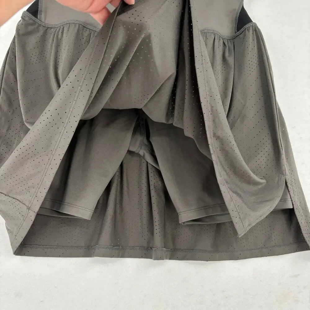Copper Life Skort Size XL Back Support Gray Black Lined Skirt‎ by Tommie Copper